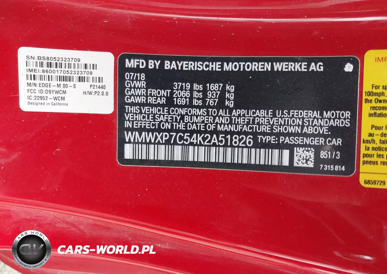 2019 Mini Hardtop Cooper S VIN:WMWXP7C54K2A51826 - 9