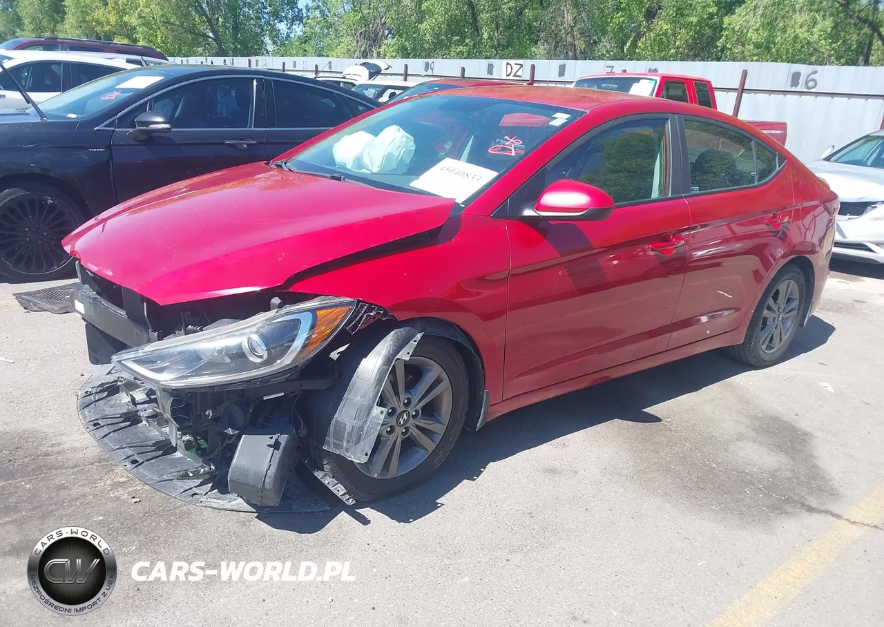 2018 Hyundai Elantra Sel VIN:5NPD84LF7JH278996 - 2