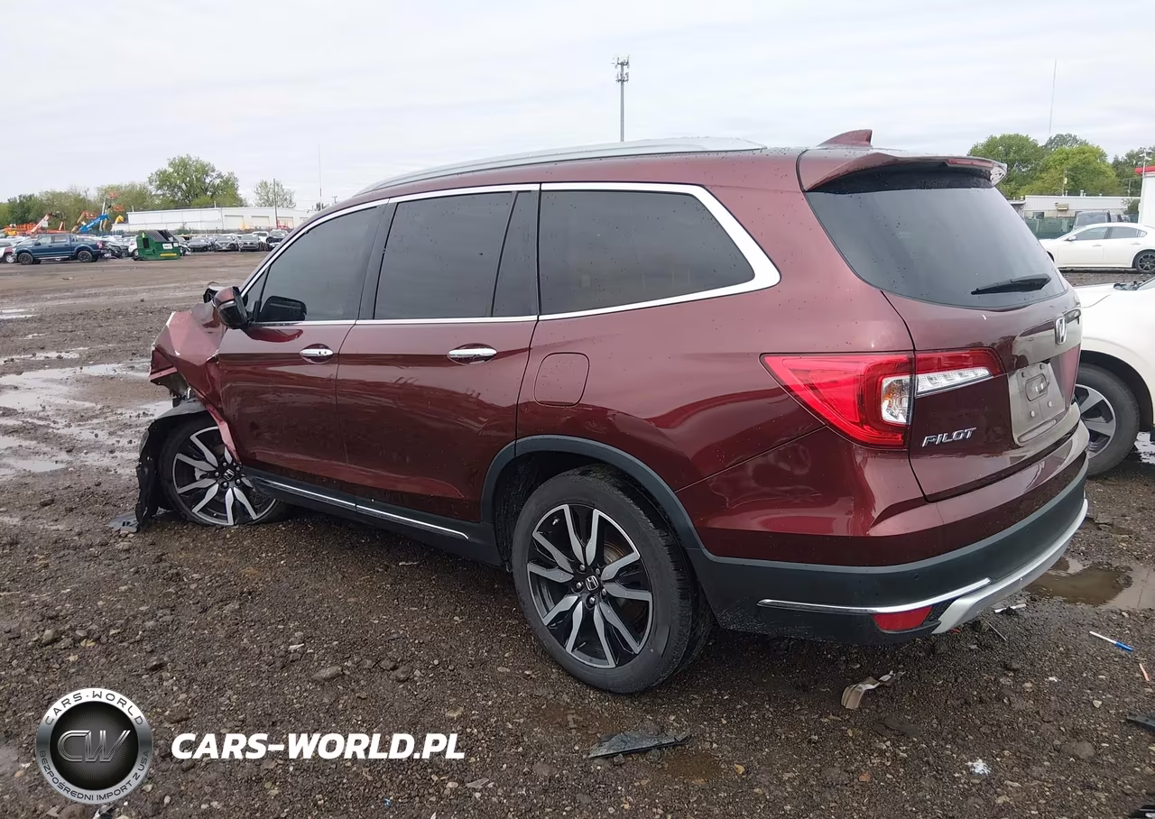 2021 Honda Pilot Awd Touring 8 Passenger VIN:5FNYF6H94MB085195 - 3