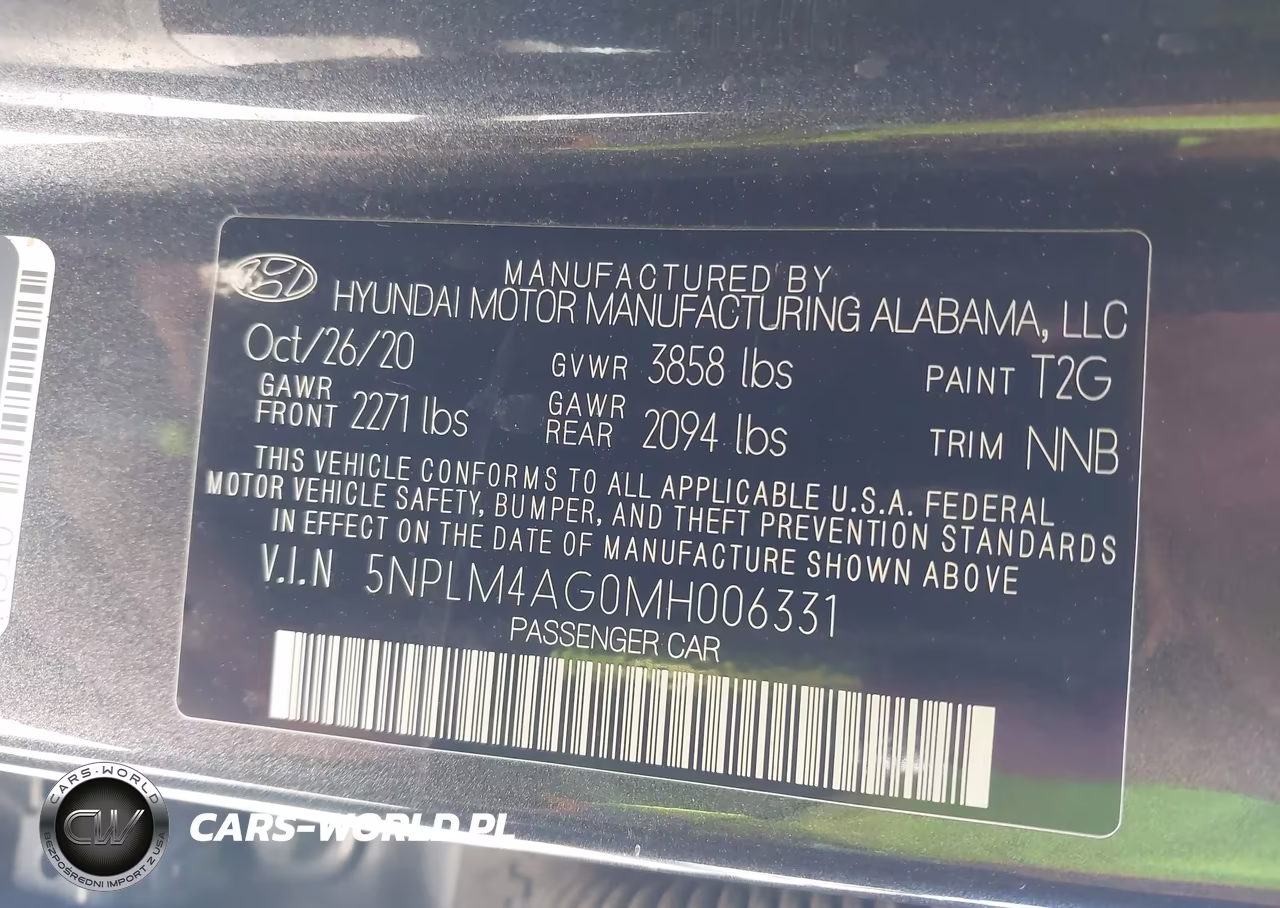 2021 Hyundai Elantra Sel VIN:5NPLM4AG0MH006331 - 9