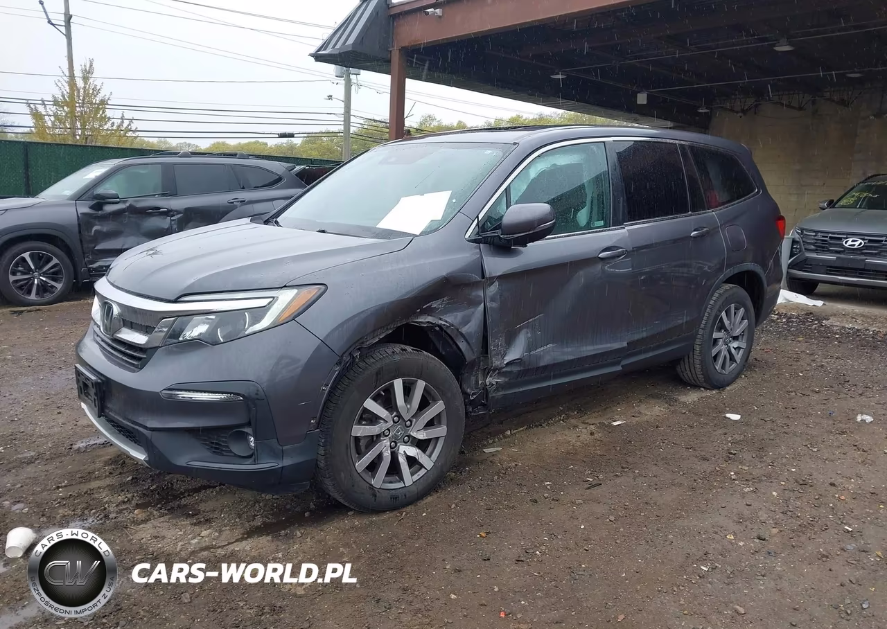 2020 Honda Pilot Awd Ex-L VIN:5FNYF6H54LB027633 - 2