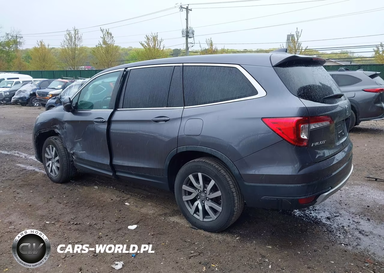 2020 Honda Pilot Awd Ex-L VIN:5FNYF6H54LB027633 - 3