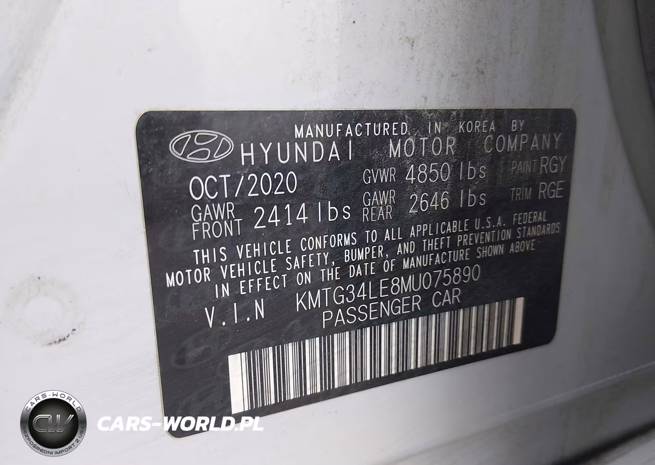 2021 Genesis G70 3.3T Rwd VIN:KMTG34LE8MU075890 - 9