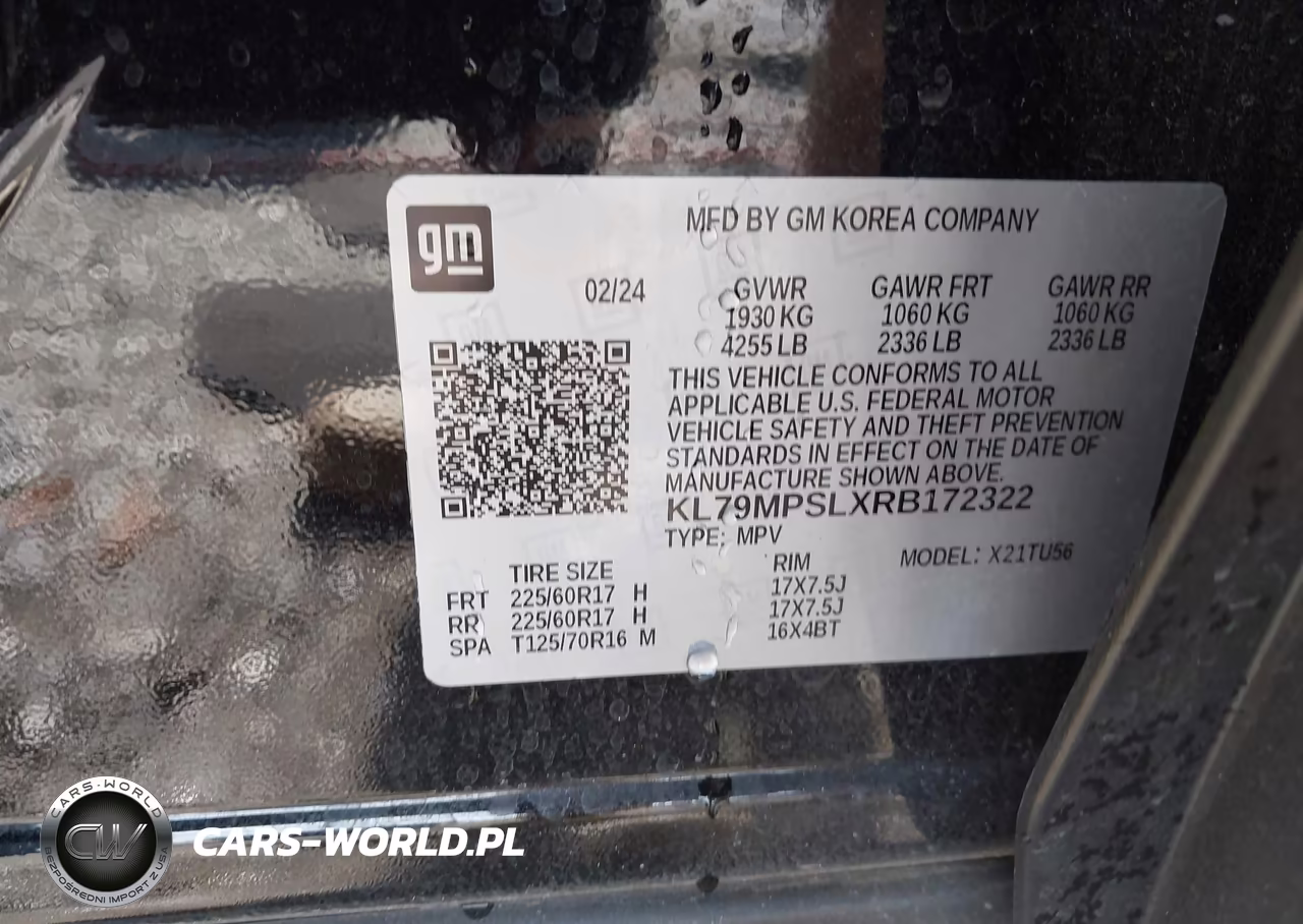 2024 Chevrolet Trailblazer Fwd Lt VIN:KL79MPSLXRB172322 - 9