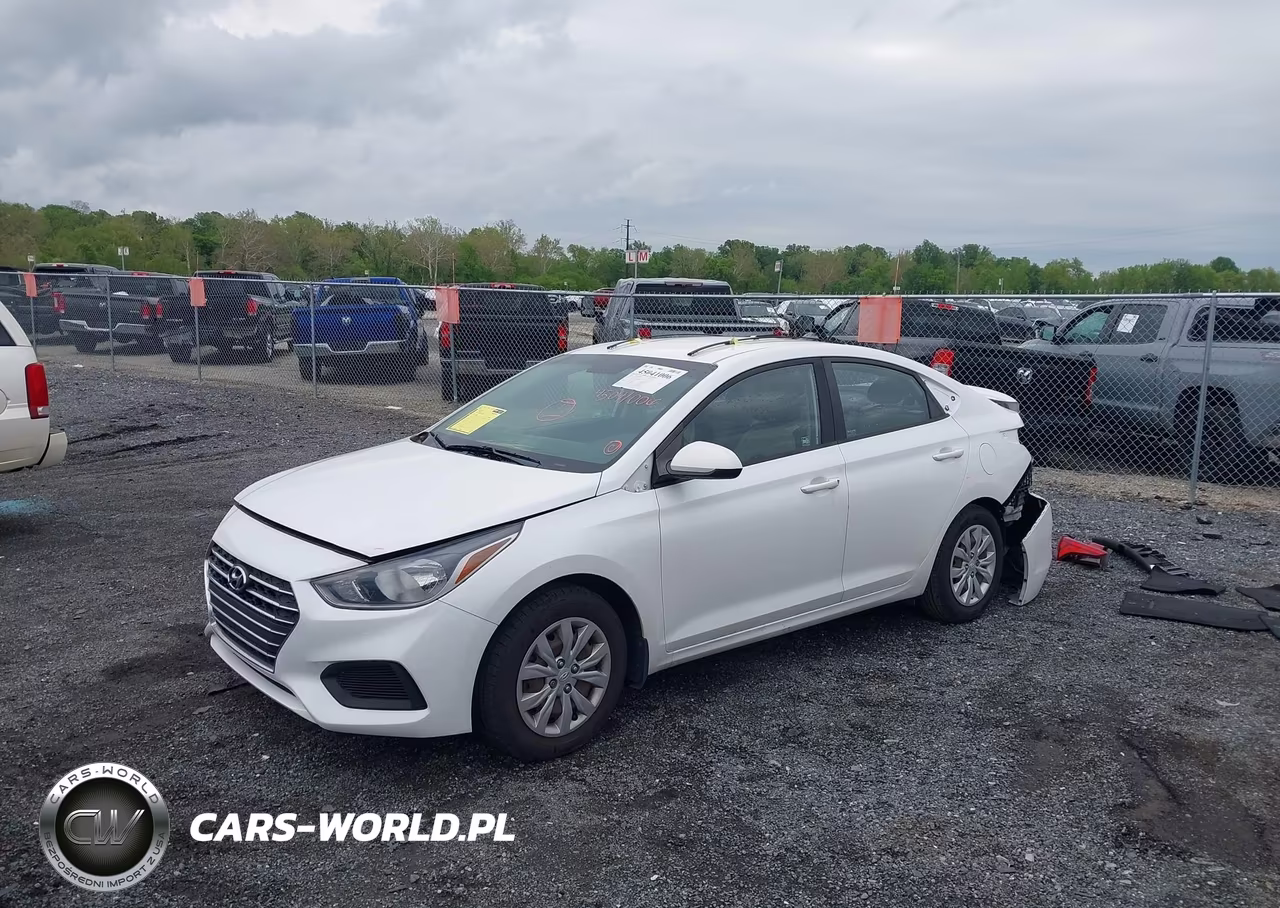 2019 Hyundai Accent Se VIN:3KPC24A31KE088381 - 2