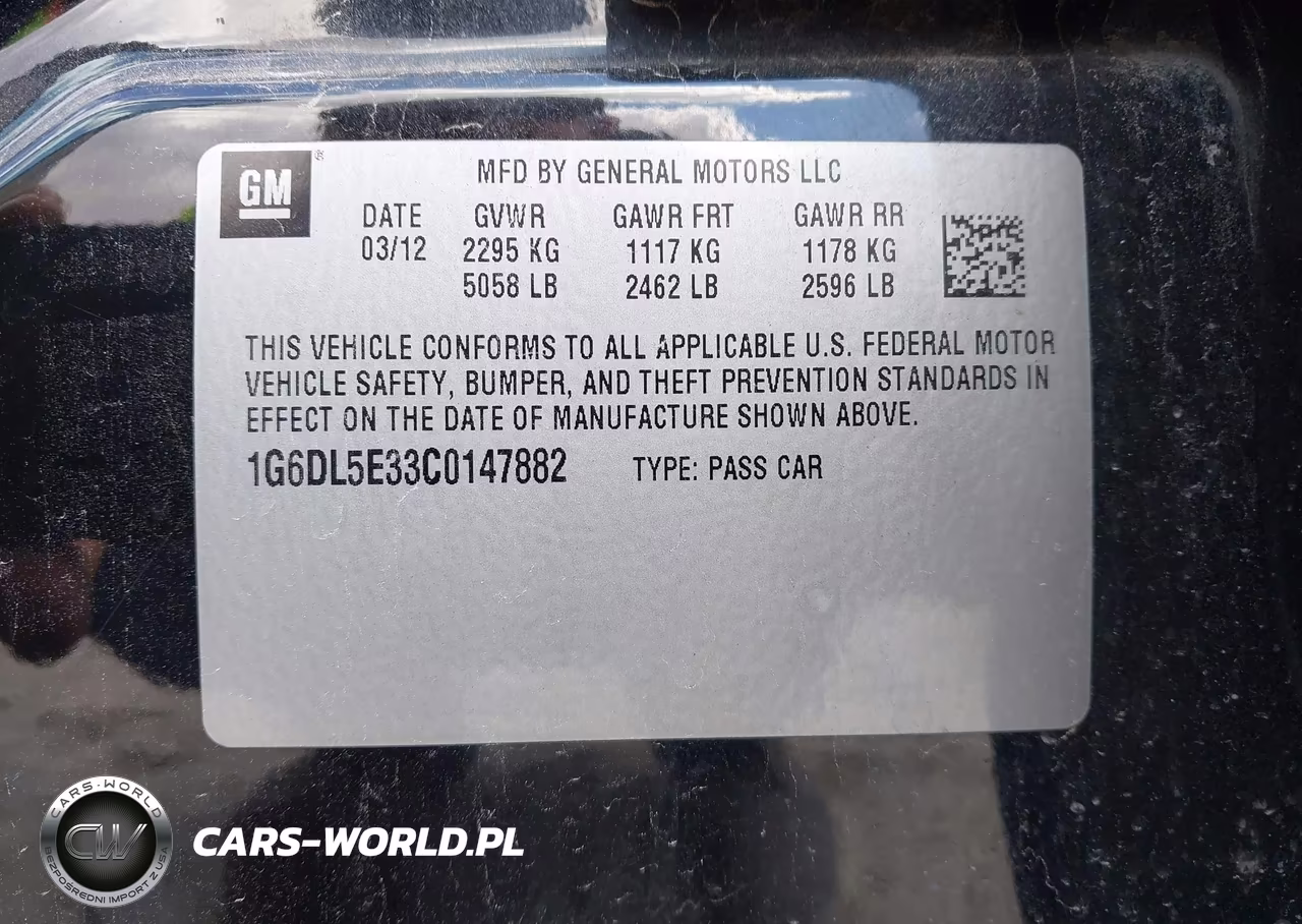 2012 Cadillac Cts Performance VIN:1G6DL5E33C0147882 - 9