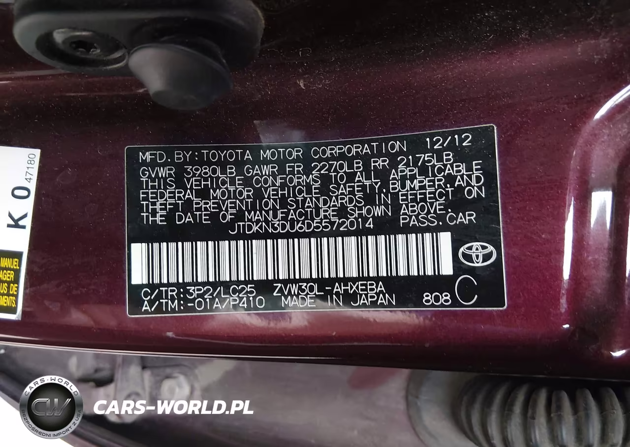 2013 Toyota Prius Three Se VIN:JTDKN3DU6D5572014 - 9