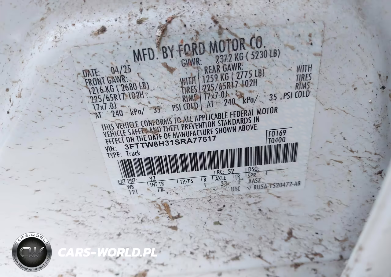 2025 Ford Maverick Xlt VIN:3FTTW8H31SRA77617 - 9