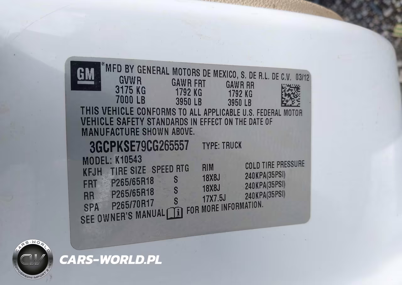 2012 Chevrolet Silverado 1500 Lt VIN:3GCPKSE79CG265557 - 9