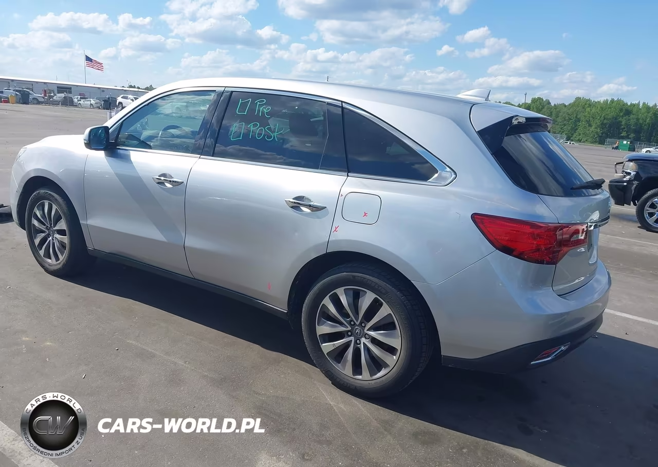 2014 Acura Mdx Technology Package VIN:5FRYD3H47EB011603 - 3