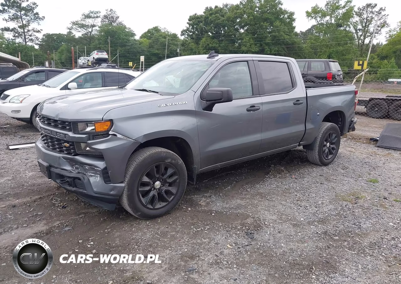2021 Chevrolet Silverado 1500 2Wd Short Bed Custom VIN:3GCPWBEK0MG390893 - 2
