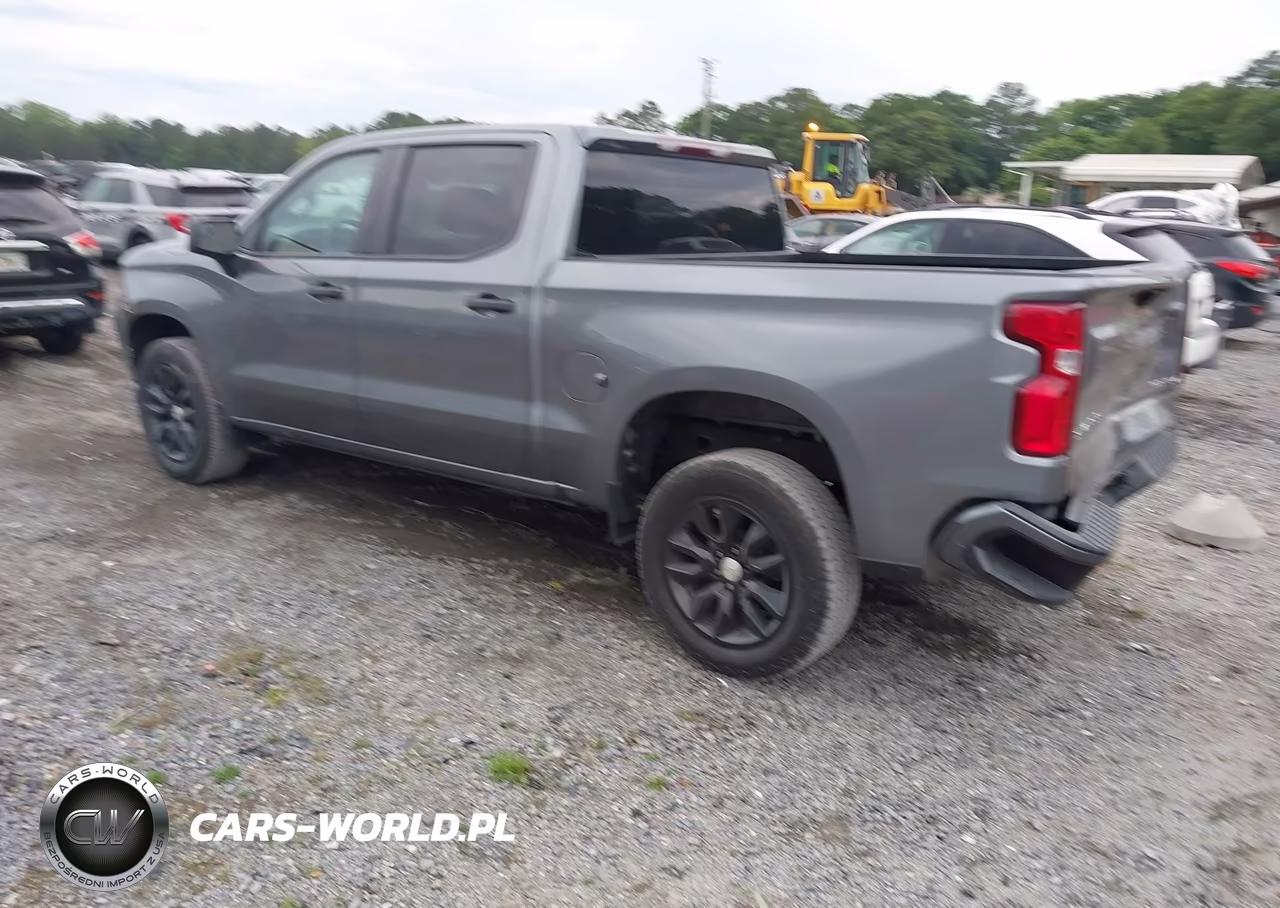2021 Chevrolet Silverado 1500 2Wd Short Bed Custom VIN:3GCPWBEK0MG390893 - 3