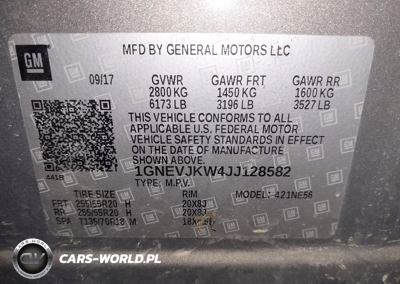 2018 Chevrolet Traverse Premier VIN:1GNEVJKW4JJ128582 - 9