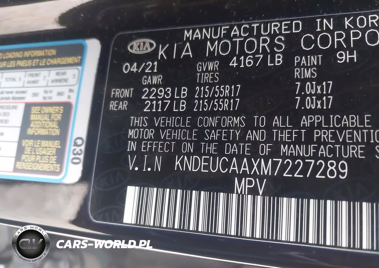 2021 Kia Seltos S VIN:KNDEUCAAXM7227289 - 9