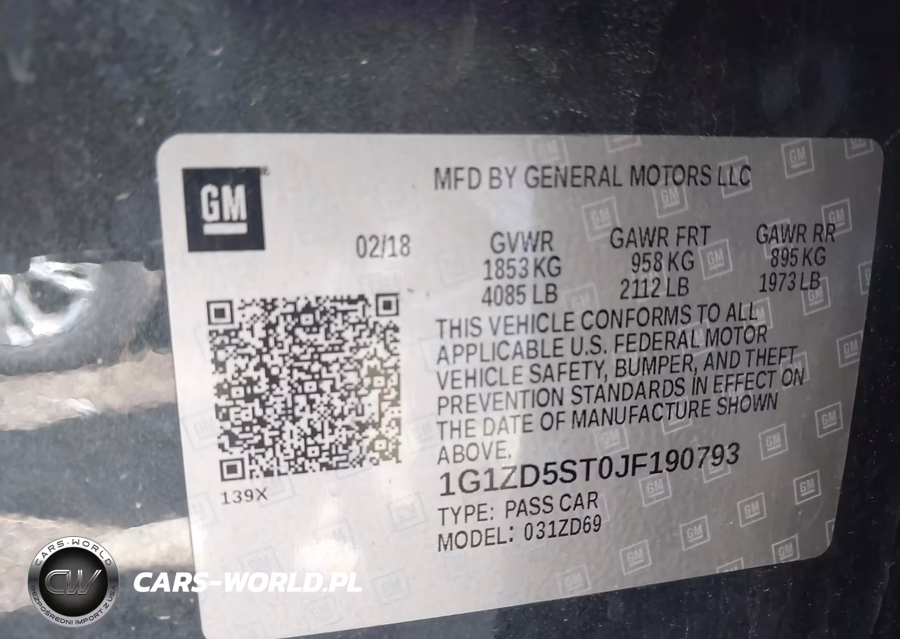 2018 Chevrolet Malibu Lt VIN:1G1ZD5ST0JF190793 - 9
