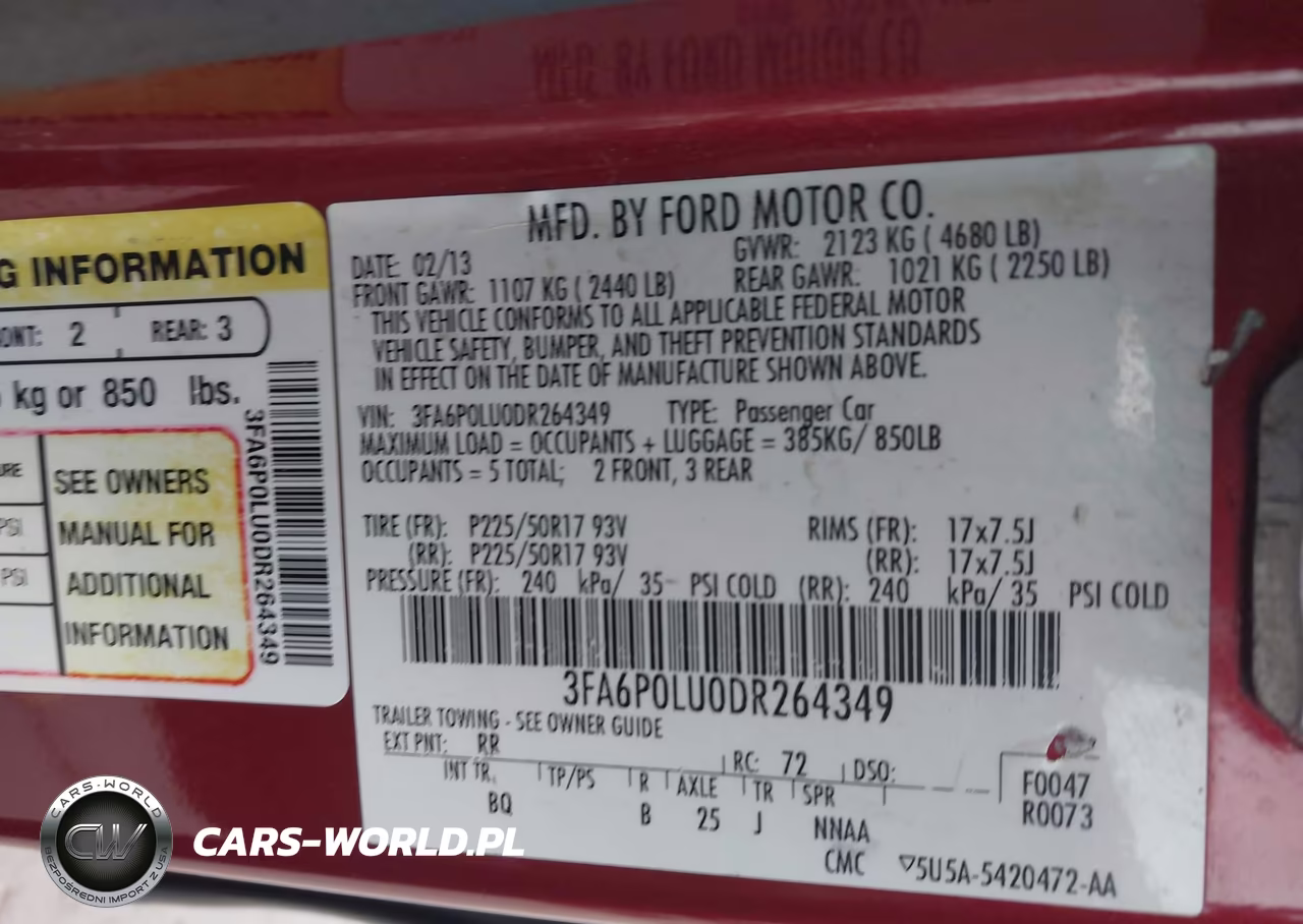 2013 Ford Fusion Hybrid Se VIN:3FA6P0LU0DR264349 - 9