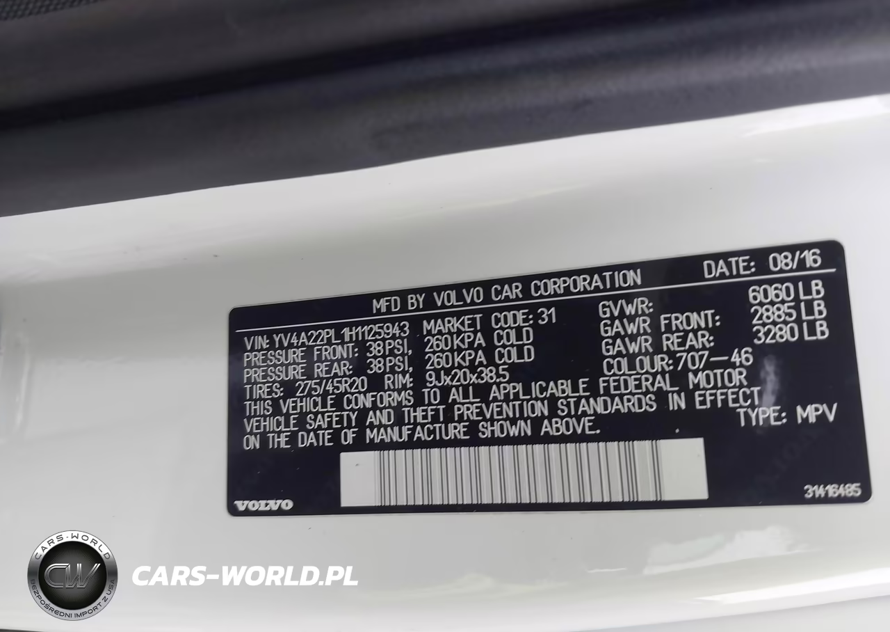 2017 Volvo Xc90 T6 Inscription VIN:YV4A22PL1H1125943 - 9