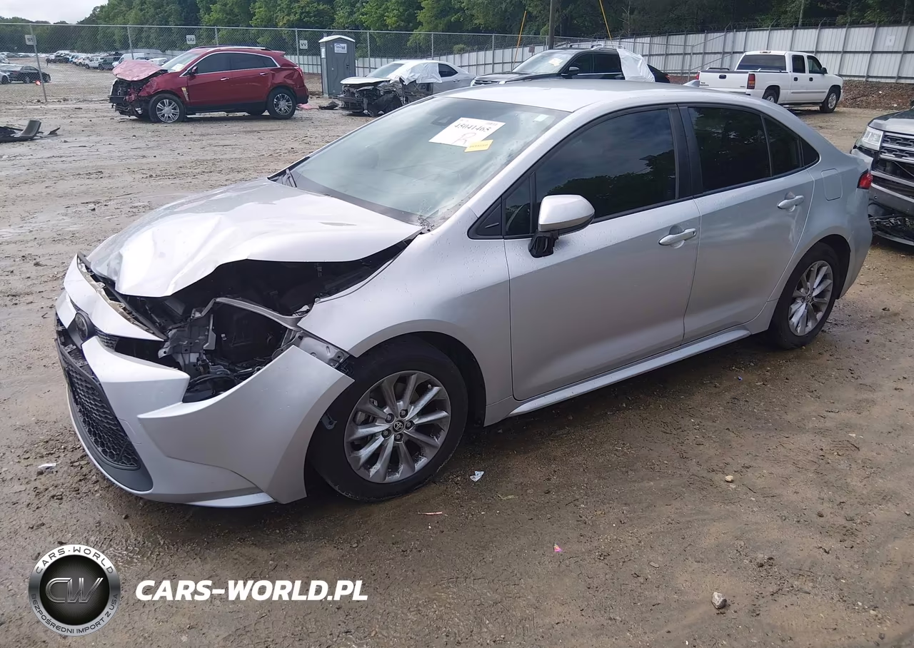 2021 Toyota Corolla Le VIN:JTDVPMAE4MJ121732 - 2