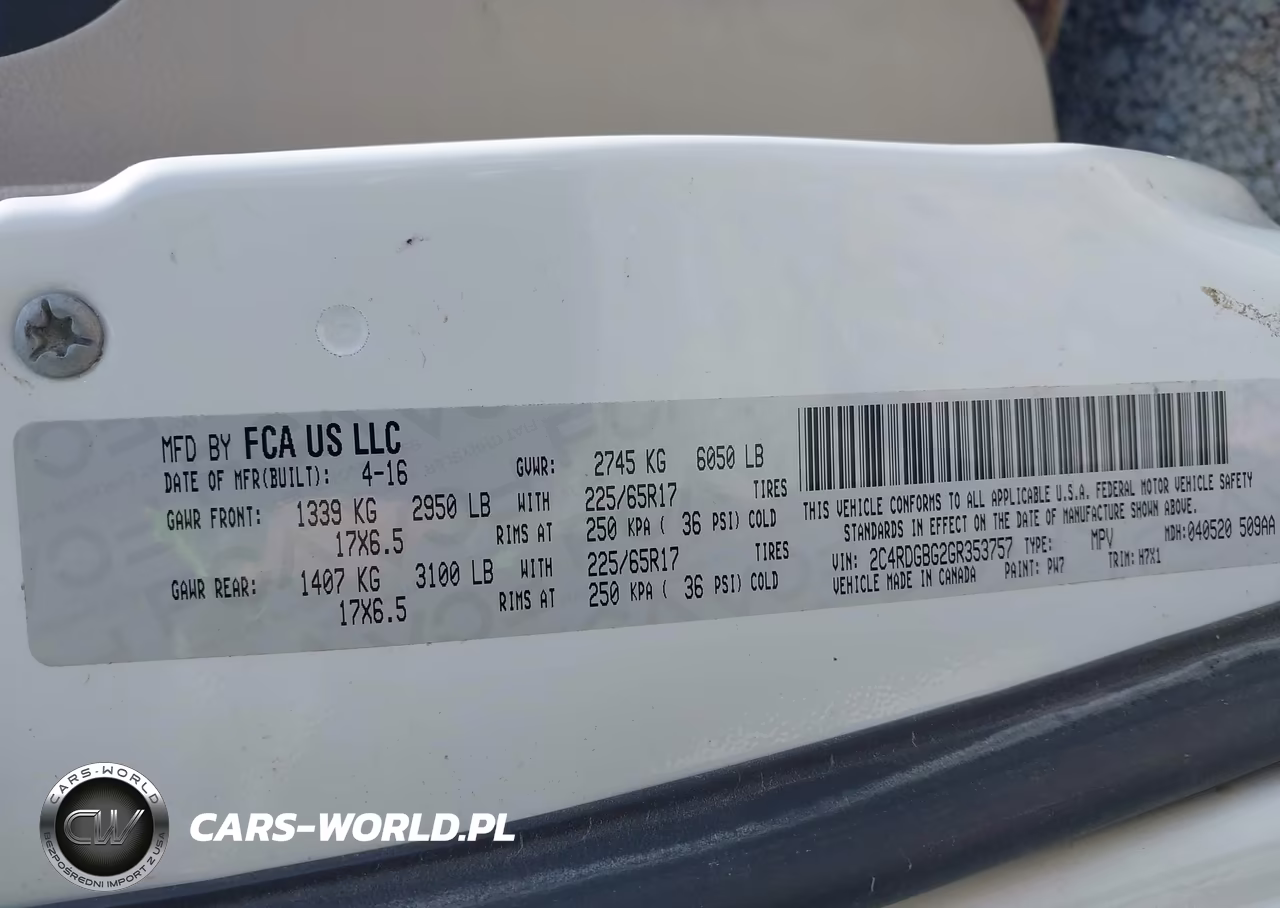2016 Dodge Grand Caravan Se VIN:2C4RDGBG2GR353757 - 9
