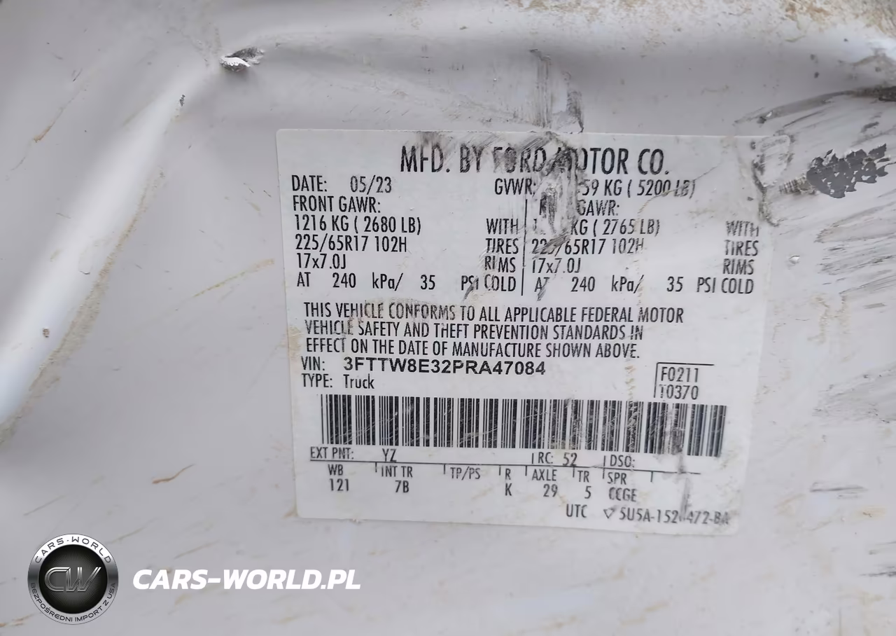 2023 Ford Maverick Xlt VIN:3FTTW8E32PRA47084 - 9