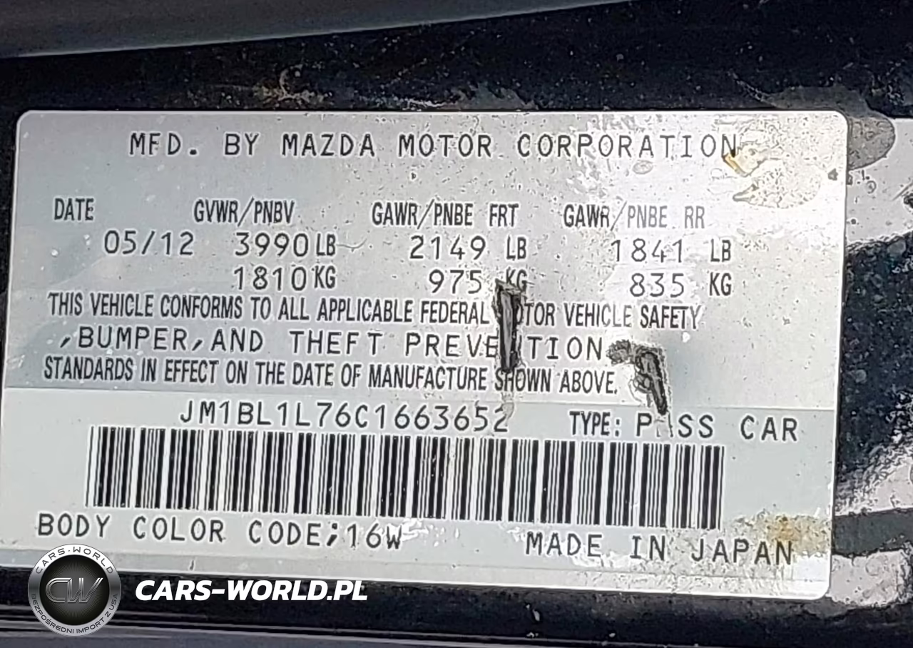 2012 Mazda Mazda3 I Touring VIN:JM1BL1L76C1663652 - 9