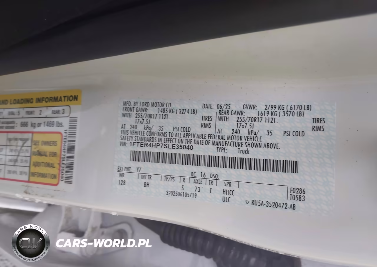 2025 Ford Ranger Xlt VIN:1FTER4HP7SLE35040 - 9