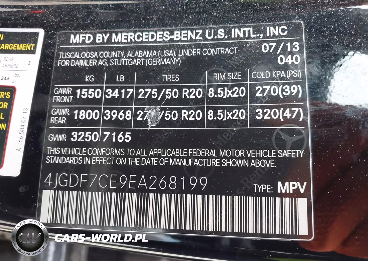 2014 Mercedes-Benz Gl 450 4Matic VIN:4JGDF7CE9EA268199 - 9