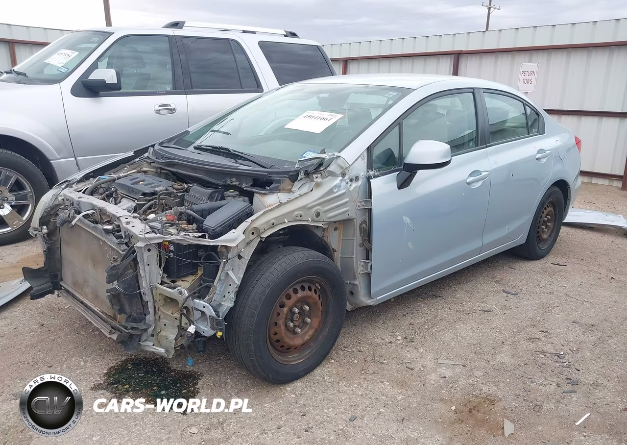 2012 Honda Civic Lx VIN:2HGFB2F53CH509889 - 2