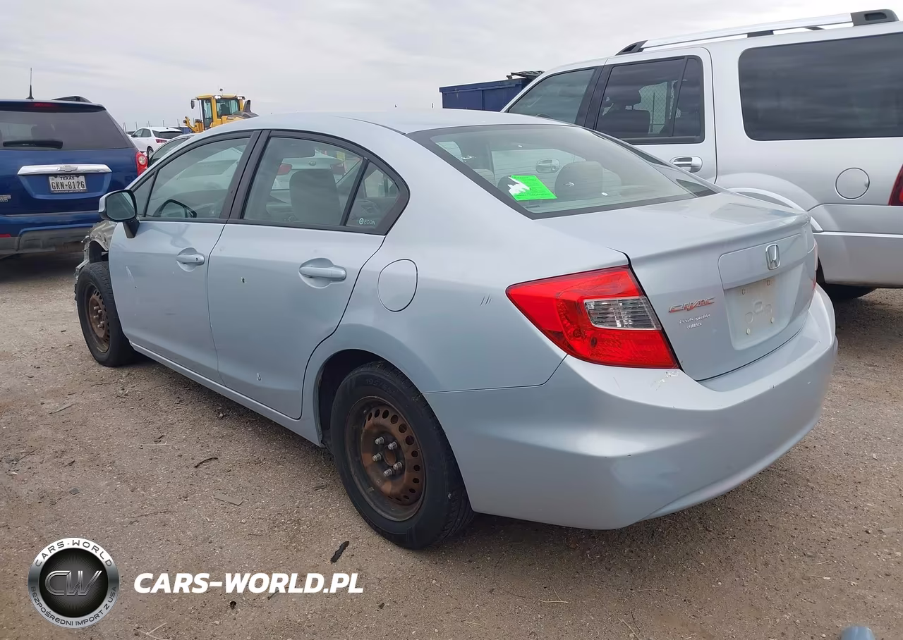 2012 Honda Civic Lx VIN:2HGFB2F53CH509889 - 3