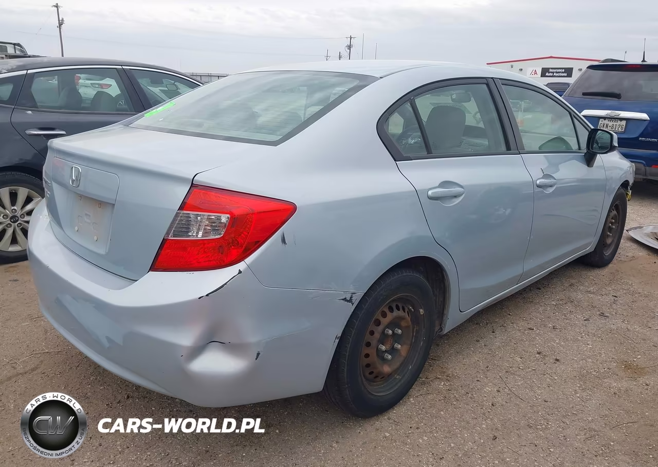 2012 Honda Civic Lx VIN:2HGFB2F53CH509889 - 4