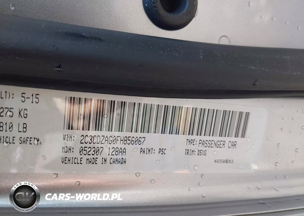 2015 Dodge Challenger Sxt VIN:2C3CDZAG0FH856067 - 9