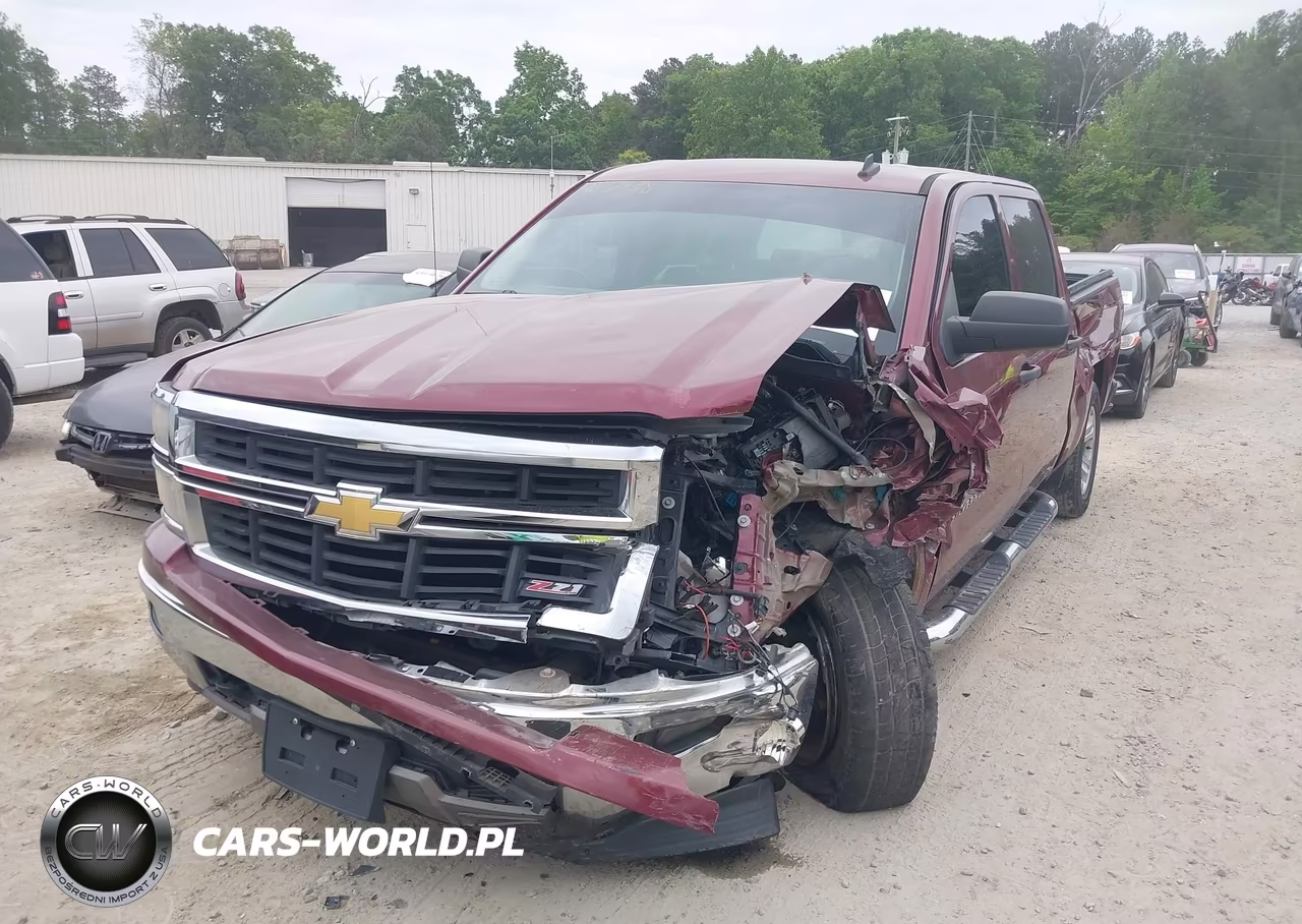 2014 Chevrolet Silverado 1500 2Lt VIN:3GCPCREC7EG476892 - 2