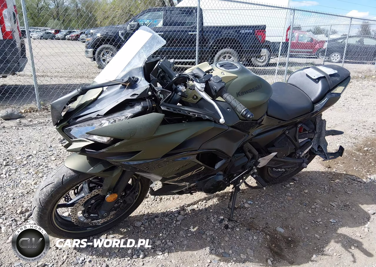 2024 Kawasaki Ex650 R VIN:ML5EXER14RDAD2751 - 2