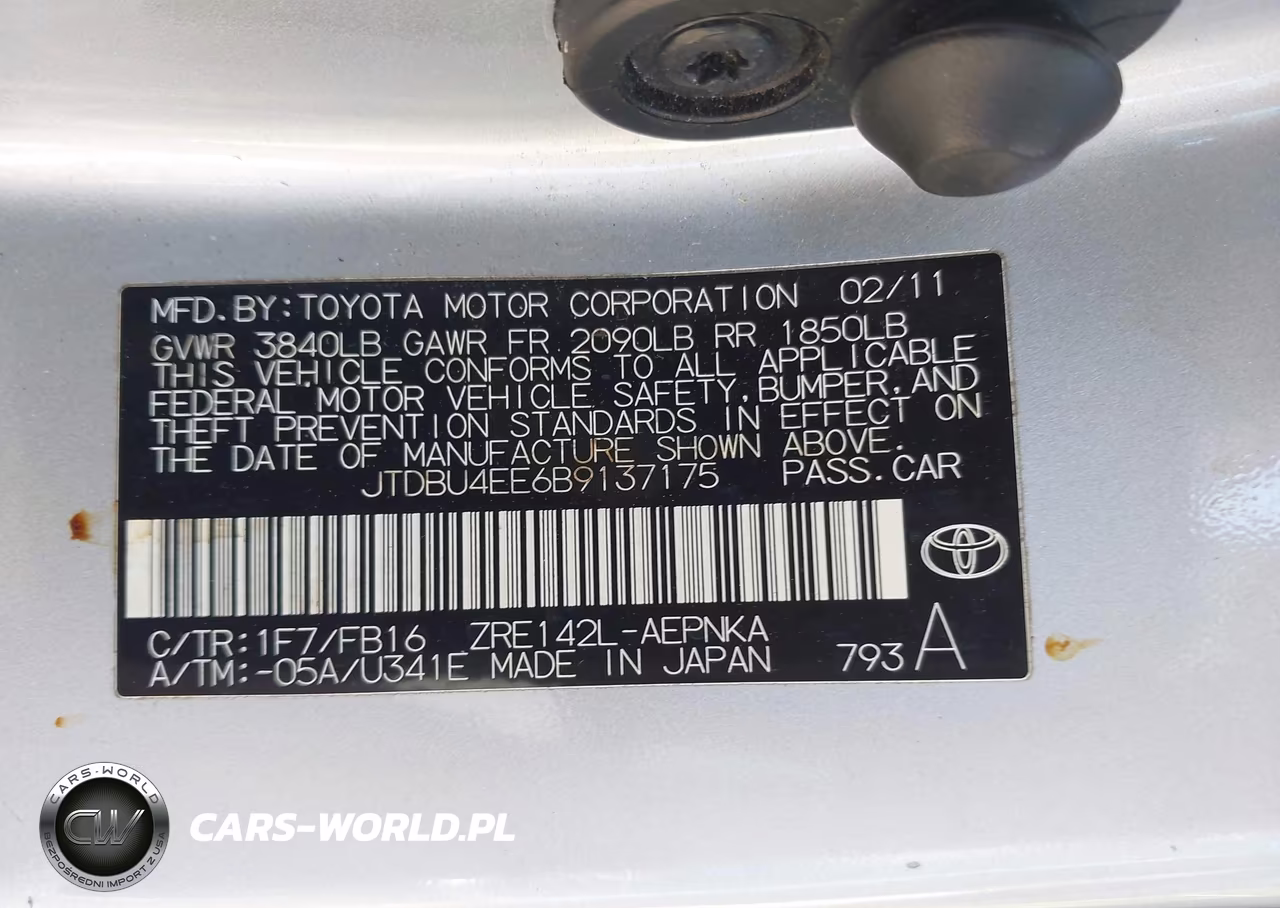 2011 Toyota Corolla Le VIN:JTDBU4EE6B9137175 - 9