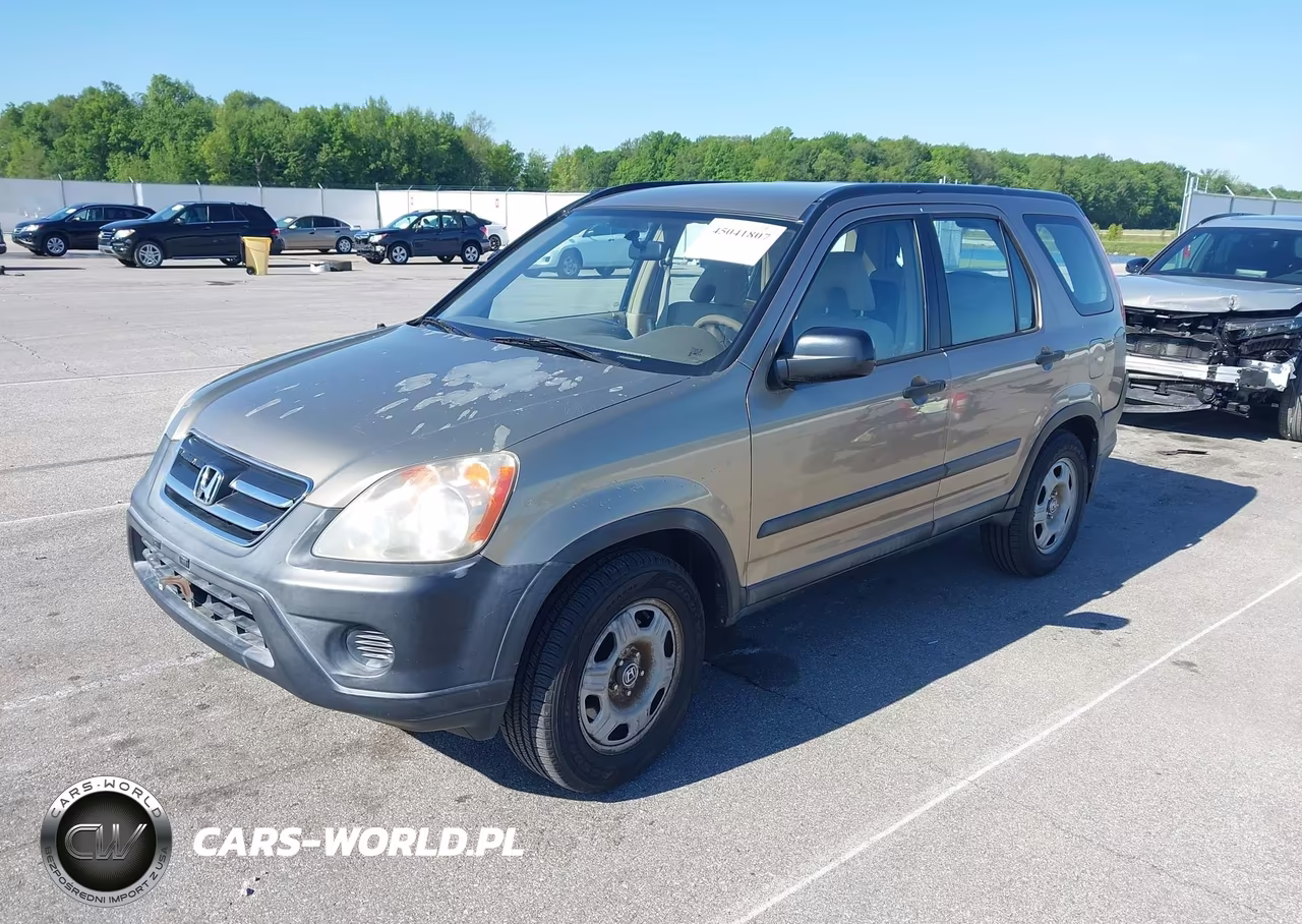 2006 Honda Cr-V Lx VIN:SHSRD78536U439524 - 2