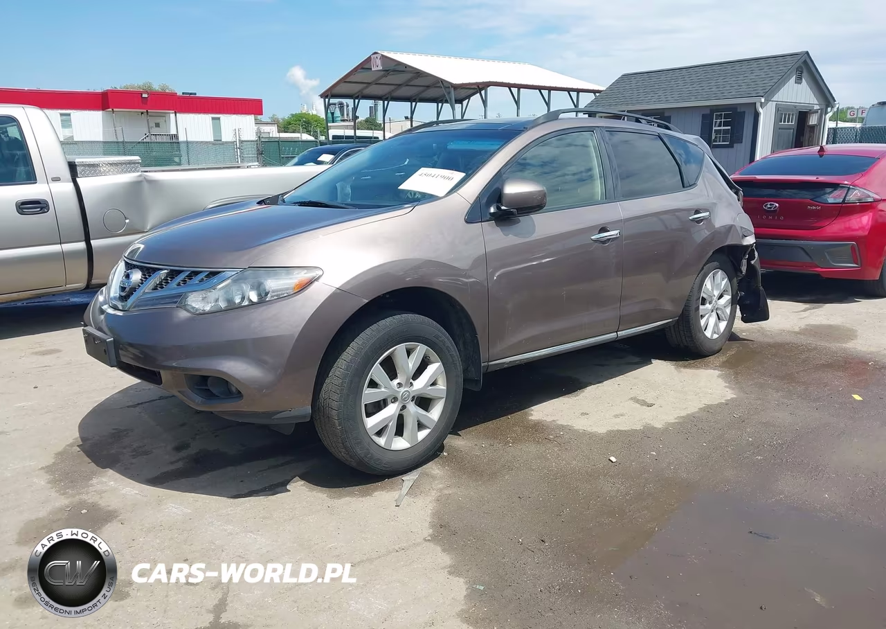 2014 Nissan Murano Sl VIN:JN8AZ1MW6EW506004 - 2