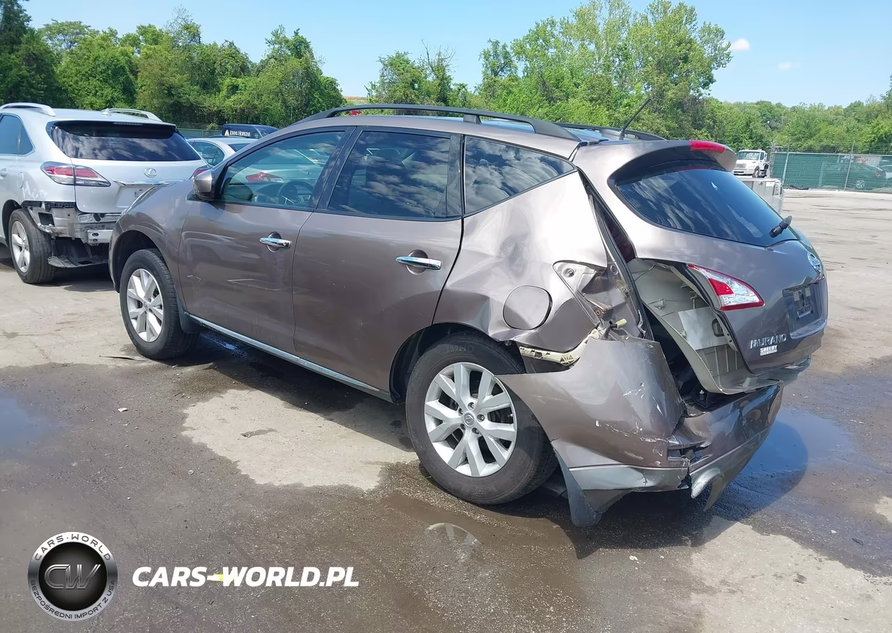 2014 Nissan Murano Sl VIN:JN8AZ1MW6EW506004 - 3