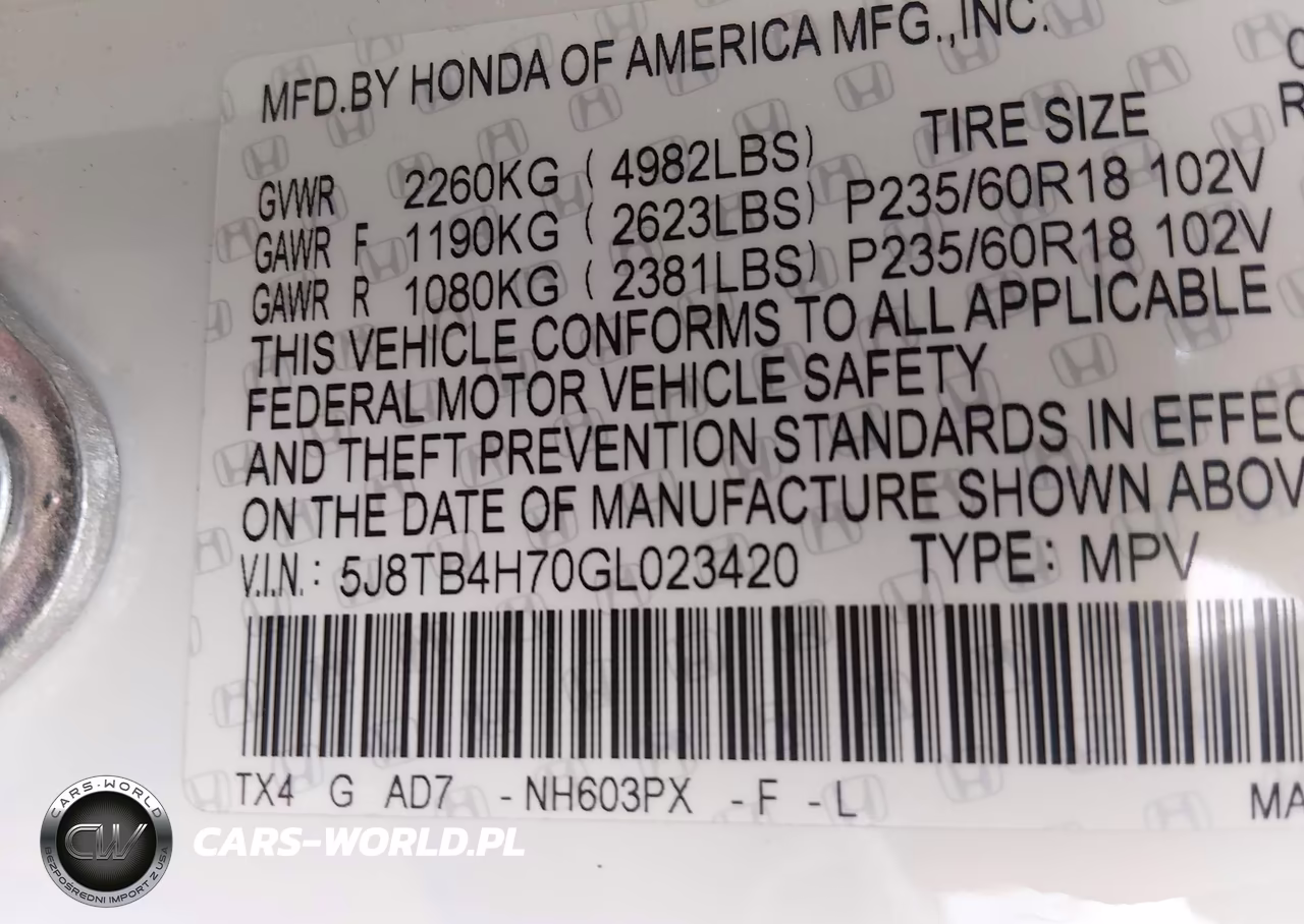 2016 Acura Rdx Advance Package VIN:5J8TB4H70GL023420 - 9