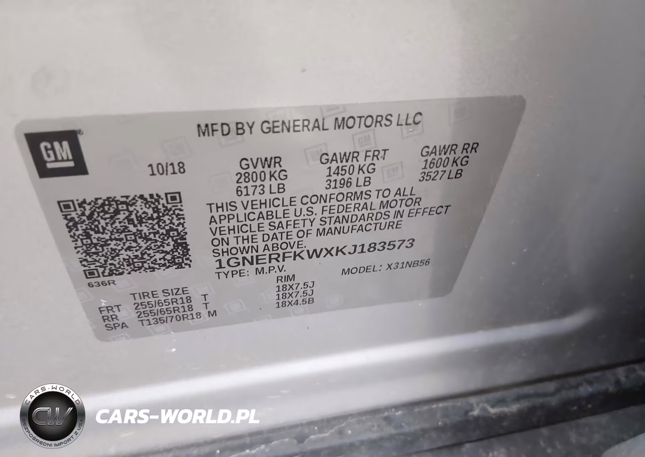 2019 Chevrolet Traverse Ls VIN:1GNERFKWXKJ183573 - 9