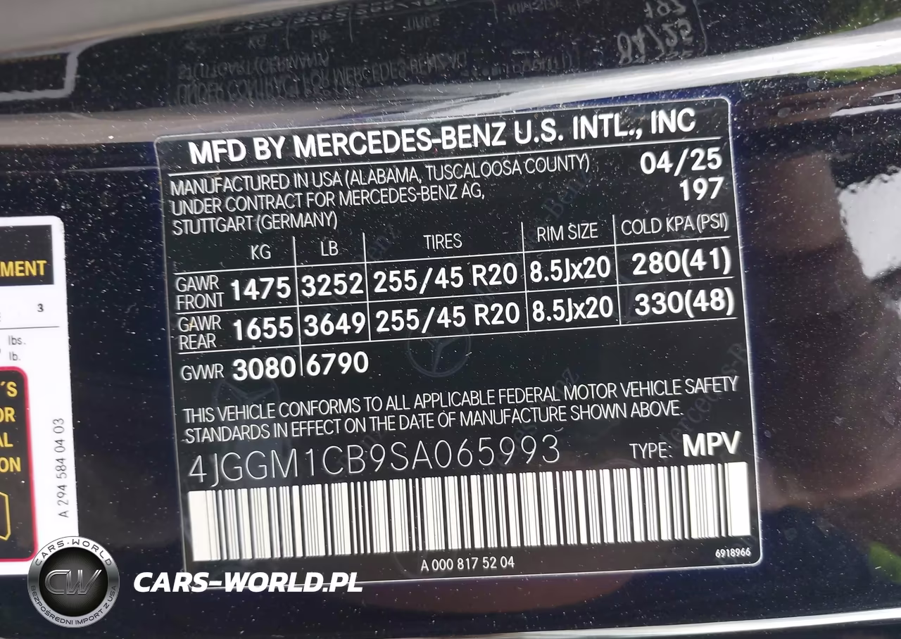 2025 Mercedes-Benz Eqe 350 Suv 4Matic VIN:4JGGM1CB9SA065993 - 9