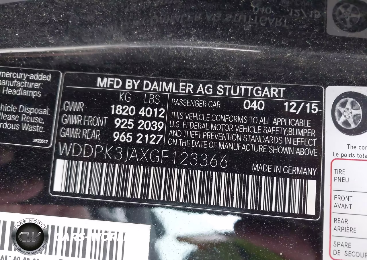 2016 Mercedes-Benz Slk 300 VIN:WDDPK3JAXGF123366 - 9