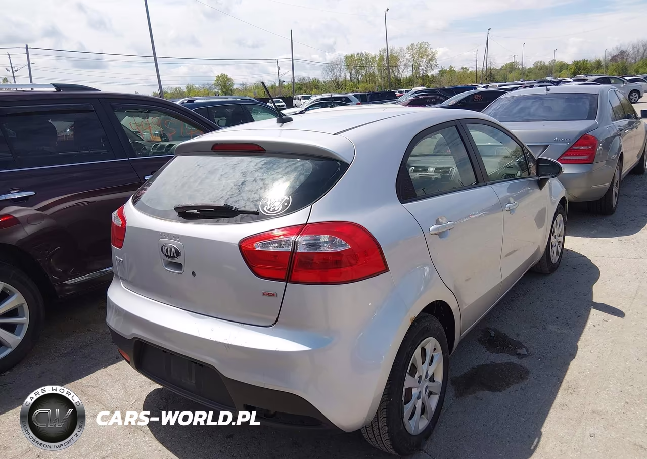 2013 Kia Rio Lx VIN:KNADM5A3XD6223027 - 4