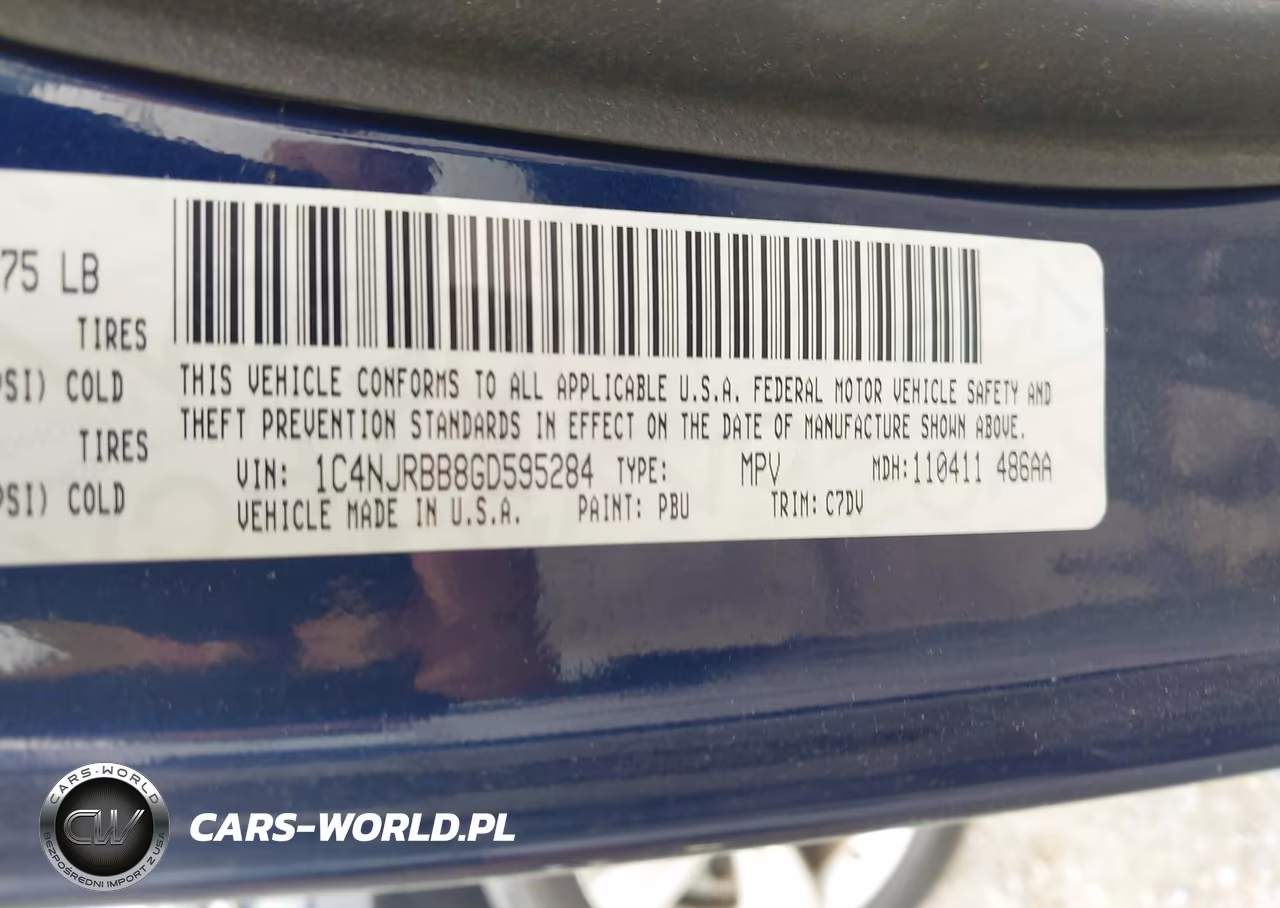2016 Jeep Patriot Sport VIN:1C4NJRBB8GD595284 - 9