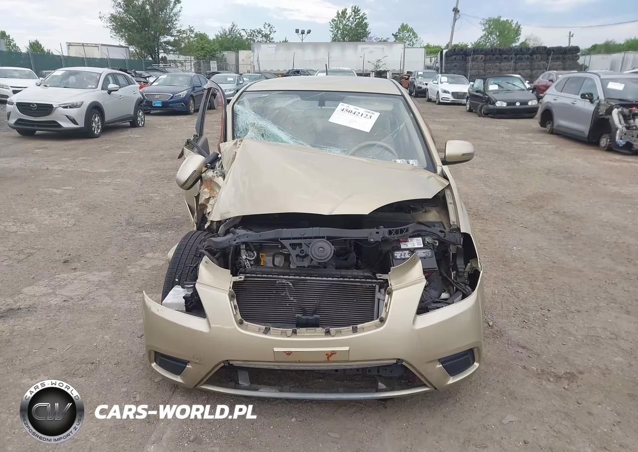 2010 Kia Rio Lx VIN:KNADH4A35A6665367 - 12