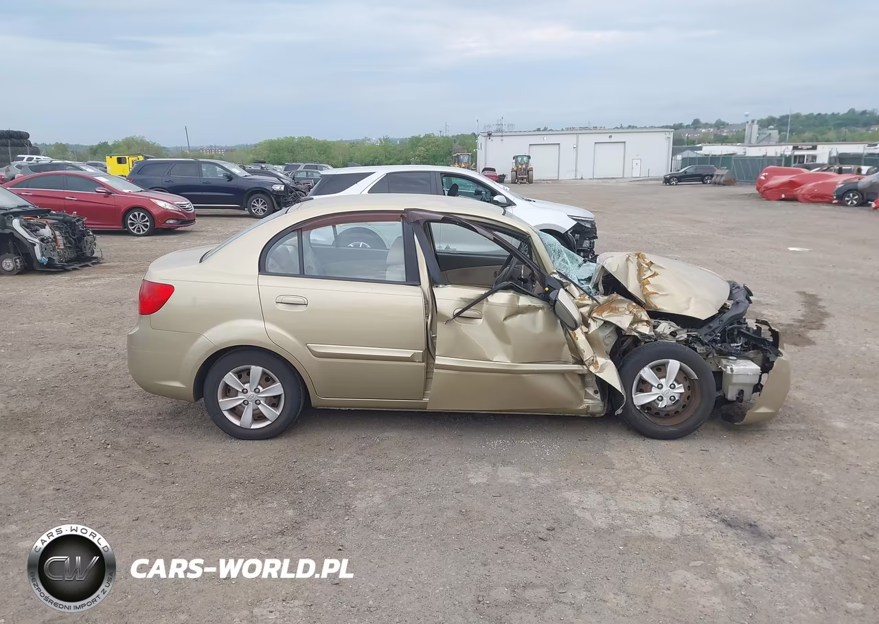 2010 Kia Rio Lx VIN:KNADH4A35A6665367 - 13