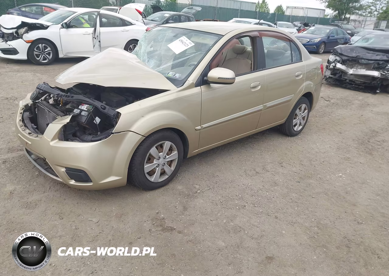 2010 Kia Rio Lx VIN:KNADH4A35A6665367 - 2