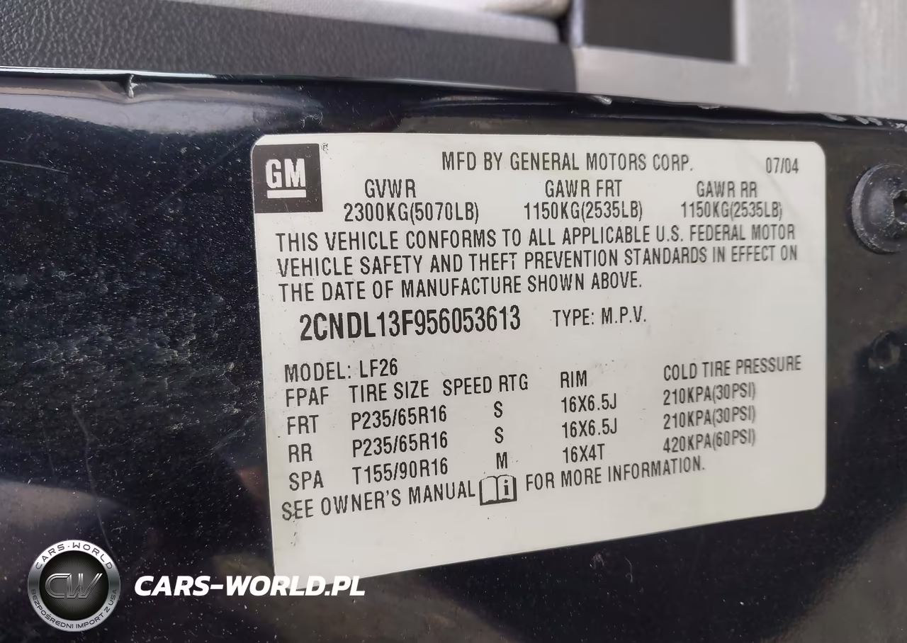 2005 Chevrolet Equinox Ls VIN:2CNDL13F956053613 - 9