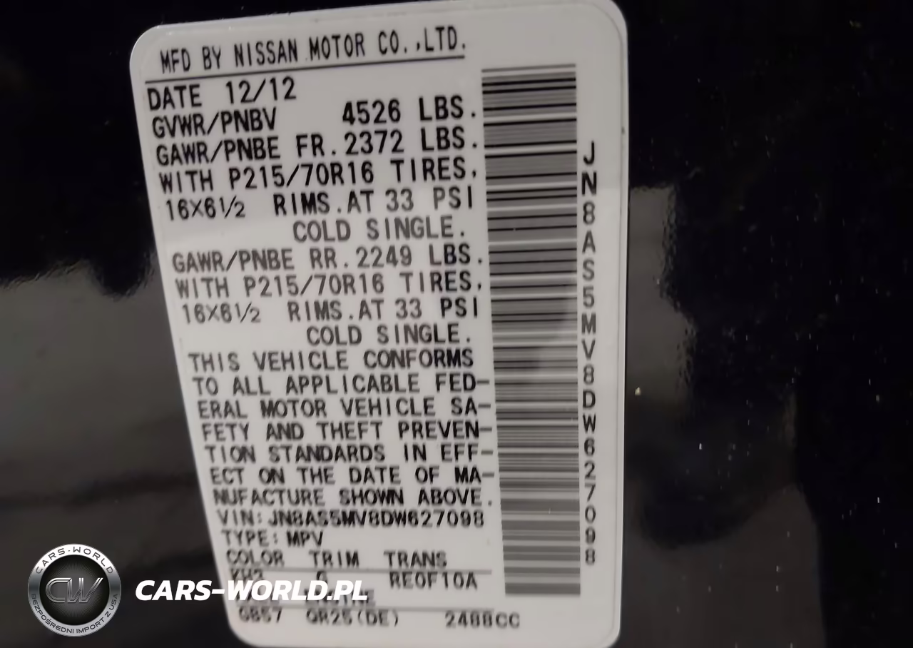2013 Nissan Rogue S VIN:JN8AS5MV8DW627098 - 9