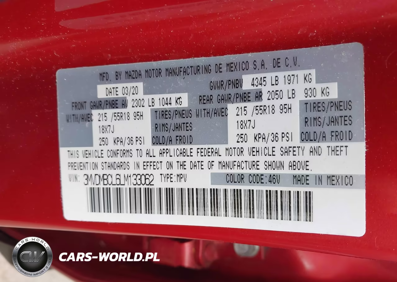 2020 Mazda Cx-30 Select Package VIN:3MVDMBCL6LM133062 - 9
