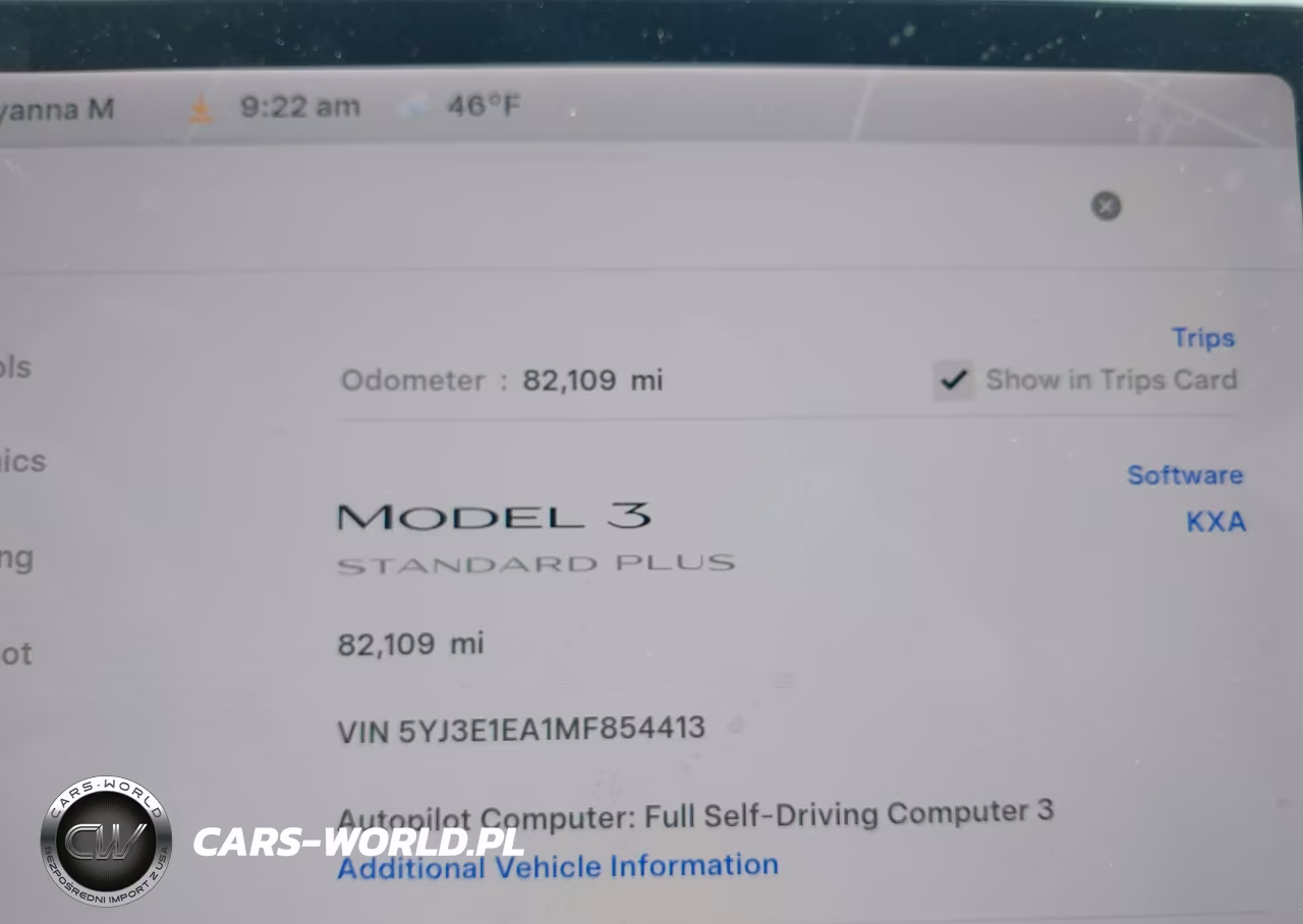 2021 Tesla Model 3 Standard Range Plus Rear-Wheel Drive VIN:5YJ3E1EA1MF854413 - 7
